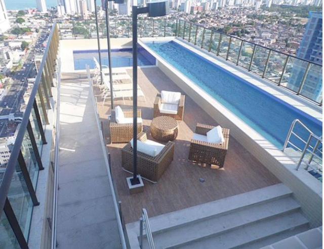 Flat Beach Class Excelsior - Em Frente Ao Shopping Riomar Recife Exteriör bild